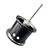 Maxbell Fishing Reel Spool Aluminum Lightweight Baitcasting Reel Spool for cc80 CR80 Black