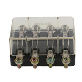 Maxbell 3xUniversal Car Auto Vehicle Boat Truck Audio 12V 6Way Fuse Box Holder Circuit 4-WAY