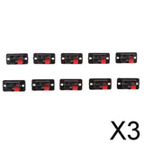 Maxbell 3xPush Release Connector Plate Stereo Speaker Terminal 2 Position 1 Row