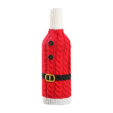 Maxbell Christmas Wine Bottle Cover Jacket Cute Multifunctional Christmas Decoration Style B