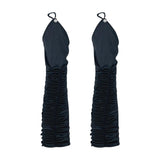 Maxbell 2xLong Opera Party Gloves Party 1920S Gloves for Women Wedding Cosplay Black