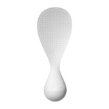Maxbell Tumbler Rice Spoon Comfortable Rice Spatula for Picnic Mashed Potato Camping white