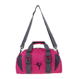 Maxbell Waterproof Yoga Duffel Bag for Ballet Dance Sports Gym Travel Rosy   M