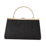 Maxbell Evening Clutch Handbag Elegant Evening Bag for Dinner Holidays Birthday Gift Black