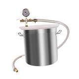 Maxbell Vacuum Degassing Chamber with Lid for Resin Casting Silicones Essential Oils 12L