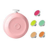 Maxbell Electric Nail Clipper Portable Lightweight Fingernail Trimmer Adults Elderly Pink