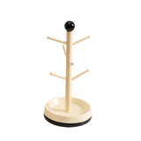 Maxbell Cup Drying Rack Water Bottle Drying Rack for Baby Bottles Mugs Glass Bottles White and Black