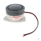 Maxbell 2x Active Alarm Horn Speaker Beeper Buzzer Warning HRB-N80-12V