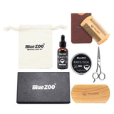 Maxbell Maxbell 7 in 1 Men Grooming Kit Beard Balm Oil Wax Mustache Care Comb Brush Scissors