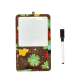 Maxbell Magnetic Storage Pocket with Message Board for Fridge Whiteboard Home School brown