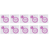 Maxbell Maxbell 10x Purple Team Bride Tribe Temporary Tattoos Wedding Sticker Bride Tribe2