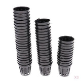 Maxbell 150 pcs Plastic Pot Baskets Aquarium Aquatic Water Plant Grass Cultivate S