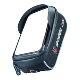 Maxbell Maxbell Bike Phone Mount Bag Top Tube for Bicycle Top Tube Black Gray