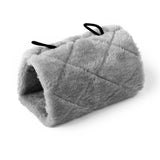 Maxbell Maxbell Gray Parrot Bird Hammock Hanging Cave Cage Plush Snuggle Happy Hut Tent Bed Bunk Parrot Toy M