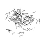 100 Pieces Crimping Loop Sleeve Various Sizes from 1.0mm - 2.0mm 2.0x8mm