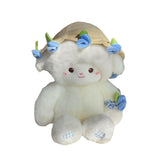 Maxbell Sheep Plush Toy Figure Supplies Ornament for Party Childrens Day Collectible Blue