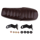 Maxbell 63cm Cafe Racer Vintage Seat Flat Style Cushion Brown - Aladdin Shoppers