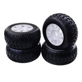 Maxbell 1:8 RC Short Course Vehicles Wheel Tyres Tires 4Pc for Redcat HPI HSP Himoto - Aladdin Shoppers