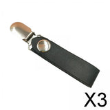 Maxbell 3xHat Clip Travel on Bag Durable Wide Brim Hat Clip for Women Men Tote Outdoor Black