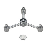 Maxbell 1 to 4 Outdoor Gas Tank Adapter Camping Equipment Leakproof Gas Lamp Adapter gray