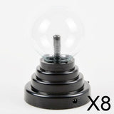 8xMagic USB Sphere   Lamp Light Party Black Base Glass Plasma Ball