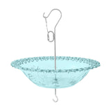 Maxbell Hanging Bird Feeder Multipurpose Bird Feeder Tray for Bird Lovers Patio Blue