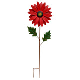 Maxbell 2x Garden Sunflower Wind Spinner Flower Sculpture for Backyard Patio Decor