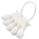 Maxbell Maxbell 10x Nail Art Tips Display Board Practice Tool with Metal Ring Holder Clear