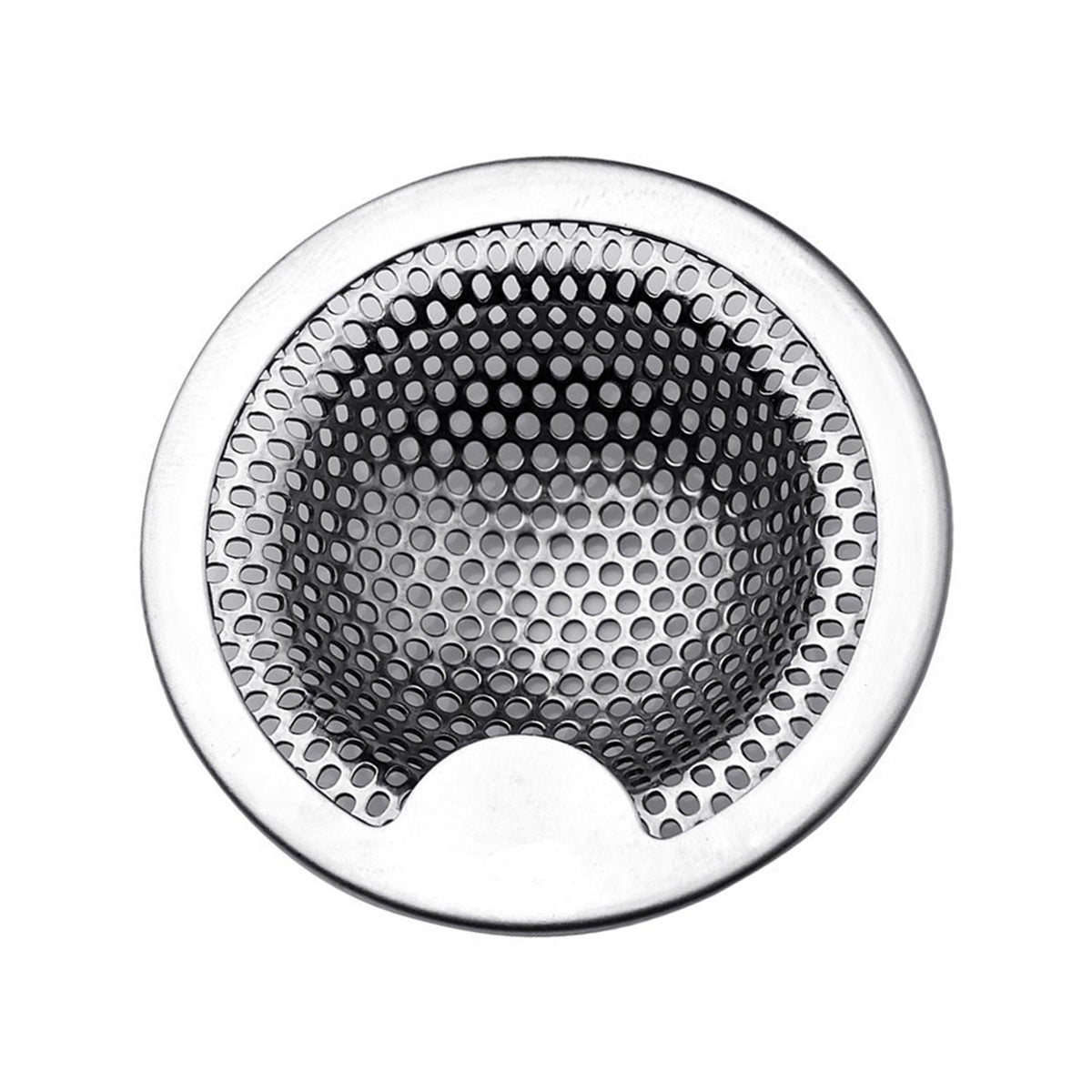 Drain Strainer Clog Prevention Sink Strainer for Washroom Balcony Restaurant 76mmx15mm