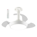 Maxbell Ceiling Fan Light Fixture Three Adjustable Wind Speeds for Apartment Kitchen L 48W
