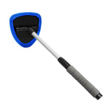 Car Windshield Cleaning Tool Auto Glass Wiper for Suvs Trucks Household Triangle Blue