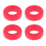 Maxbell Maxbell 2 Pairs Anti Slip Silicone Ear Hooks Holder for Glasses Red