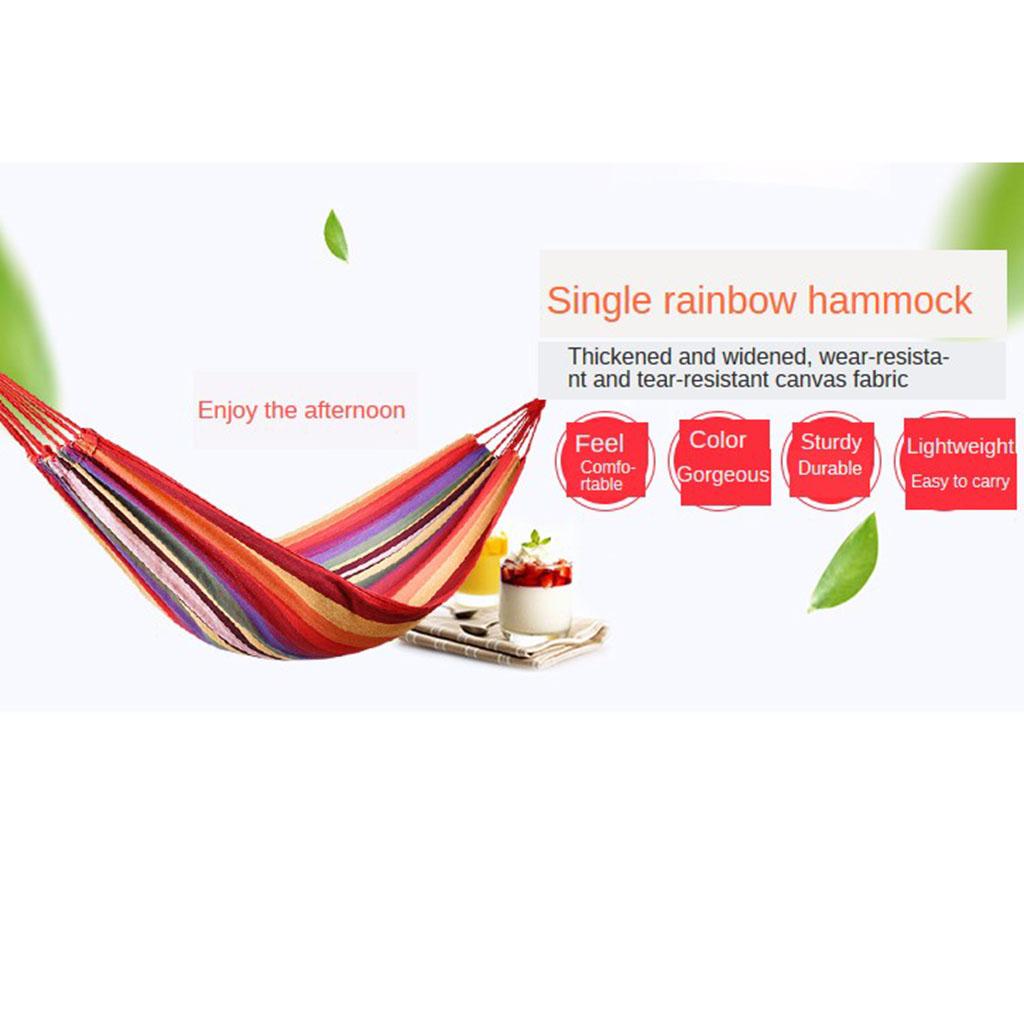 Maxbell Maxbell Outdoor Garden Hammock Portable Camping Swing Sleeping Hanging Bed 190x80cm
