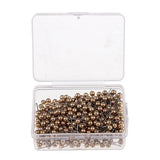 Maxbell 800 Piece Metallic Color Bead Head Push Pins Sewing Quilting Pins Black Gold