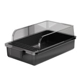 Maxbell Cat Litter Box Portable Cat Litter Container High Side High Sided Litter Pan black