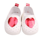 Maxbell Cute Heart Casual Shoes for 18inch Dress Up Accs Red Heart - Aladdin Shoppers