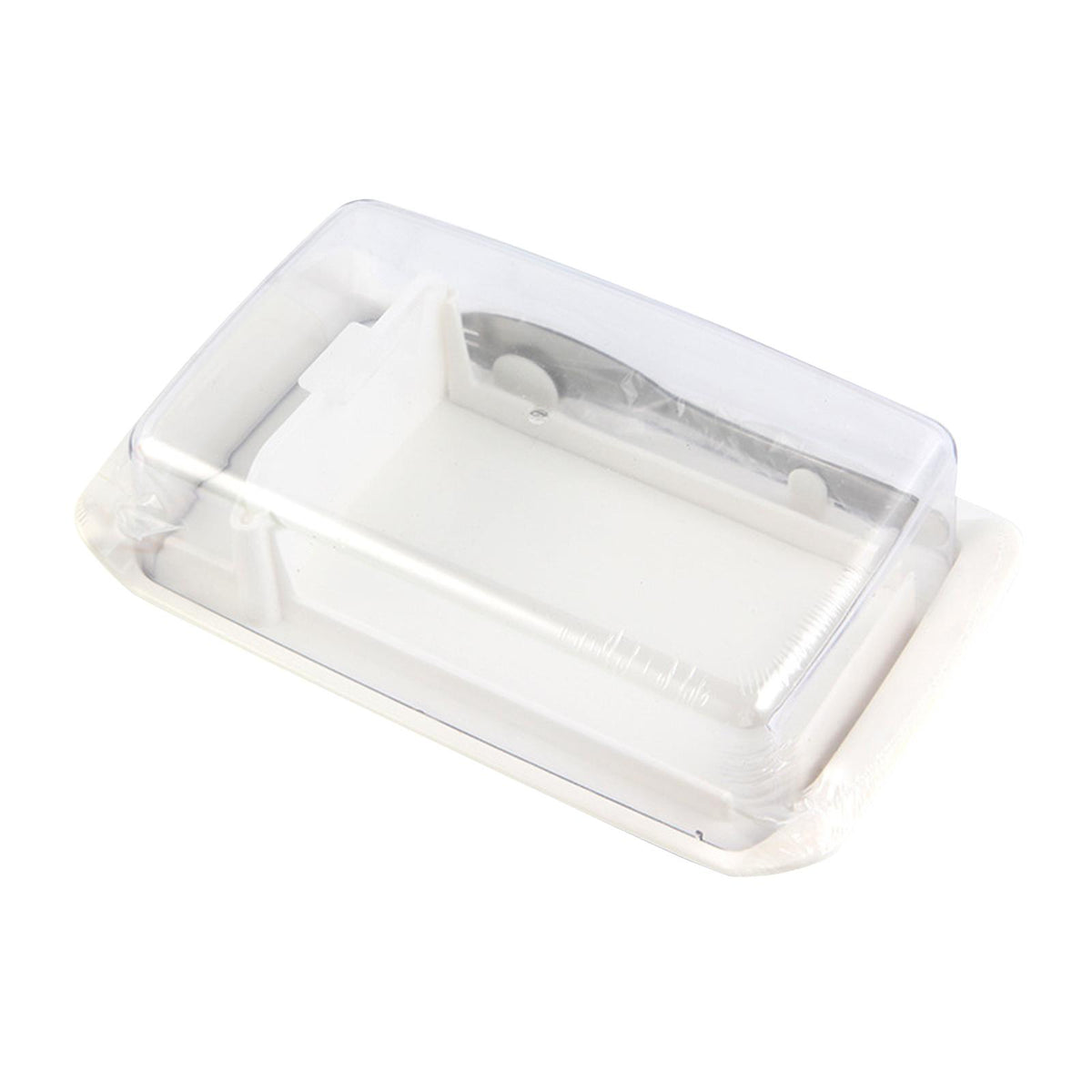 Maxbell Butter Dish with Lid Dispenser Clear Cheese Dish for Refrigerator Home Shelf