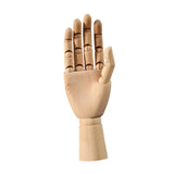 Wooden Hand Mannequin Right Hand Multiple Uses Movable Joint Wood Hand Model Medium