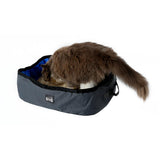 Maxbell Maxbell Portable and Foldable Cat Litter Box Case Kitty Toilet Seat Dusty Blue