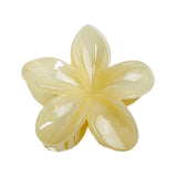 Maxbell Flower Big Hair Claws Clip Fashion Headwear Accessories for Thick Hair Women yellow