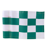 Maxbell Maxbell Golf Practicing Training Nylon Putting Green Chequered Flag  Green+White