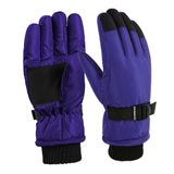 Maxbell Kids Winter Gloves Thick Keep Hand Warm Ski Gloves for Children Water Sports Purple