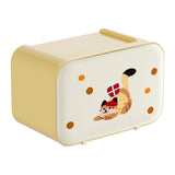 Maxbell Wall Mounted Tissue Box Cute Tissue Dispenser for Bathroom Kitchen Farmhouse Yellow Cat