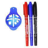 Maxbell Golf Ball Liner Marker Line Drawing Alignment Tool Drawer Stencil Blue - Aladdin Shoppers