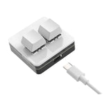 Maxbell Copy and Paste 2 Key Keyboard USB Mini Keyboard 2 Keys for Audio Programming