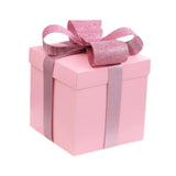 Christmas Gift Boxes Stackable Ornaments for Valentines Day Weddings Holiday Pink