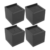Maxbell 4 Pieces Bed Risers Raising Non Slip Furniture Risers for Cabinet Chair Sofa