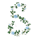 Maxbell Artificial Floral Garland Hanging Rose Garland for Wedding Christmas Outdoor