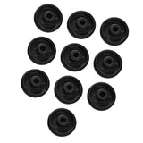 Maxbell 10 Pieces Nylon Mobility Wheels Kit Replacement for Ellipticals Multipurpose 59x27mm