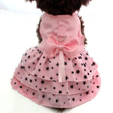 Maxbell Maxbell Dog Pet Puppy Female Princess Dress Clothes Costume Skirt Apparel Pink M